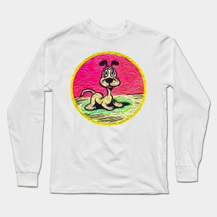 happy puppy Long Sleeve T-Shirt